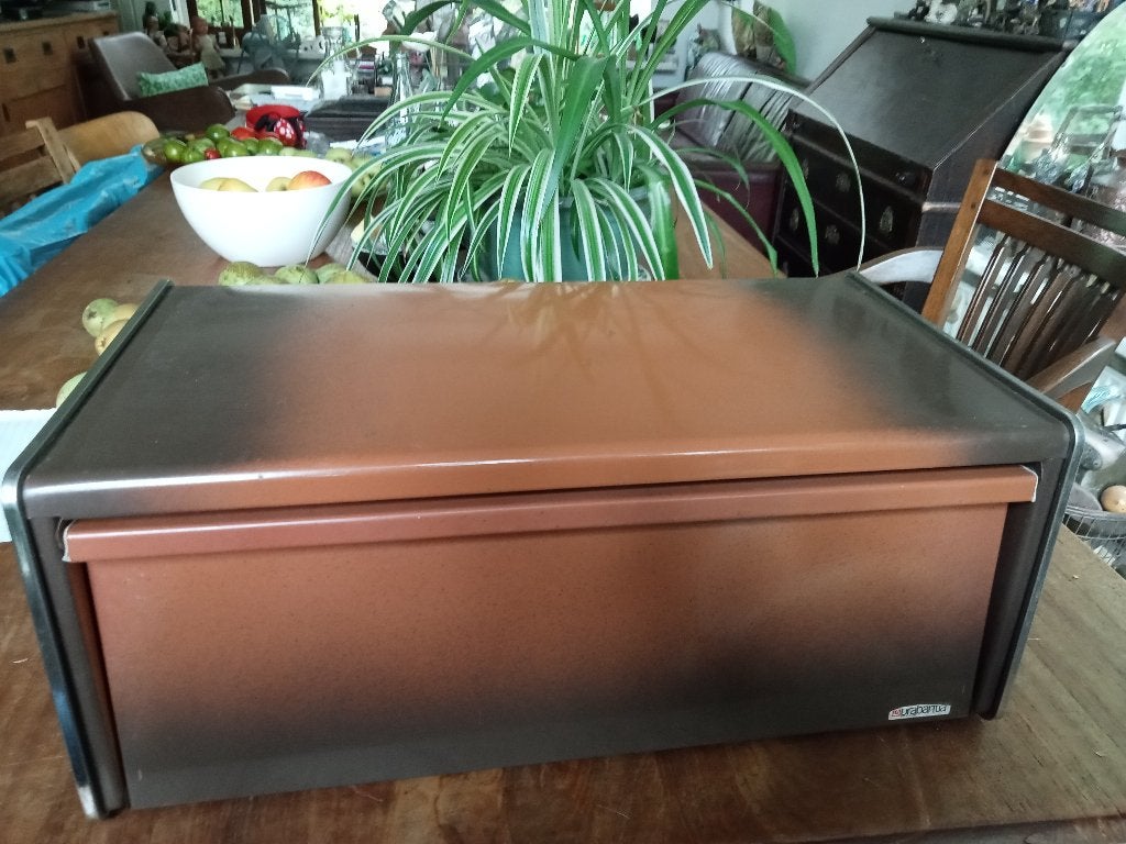 nette  vintage broodtrommel  Brabantia  bruin, Ophalen of Verzenden