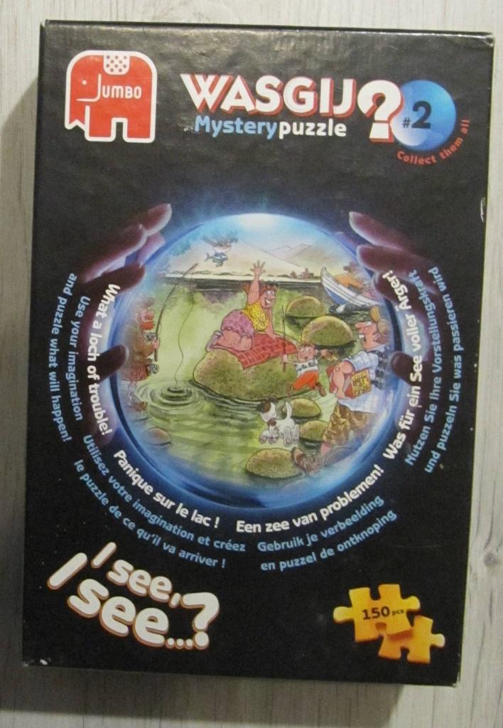 WASGIJ Mysteriepuzzle Een zee vol problemen, Hobby en Vrije tijd, Denksport en Puzzels, Ophalen, Minder dan 500 stukjes, Zo goed als nieuw