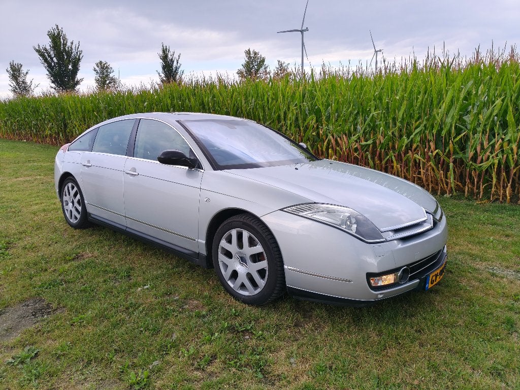 Citroën C6 3.0 V6 24V AUT 2006 Grijs YOUNGTIMER, Auto's, Zwart, C6, 2946 cc, Leder