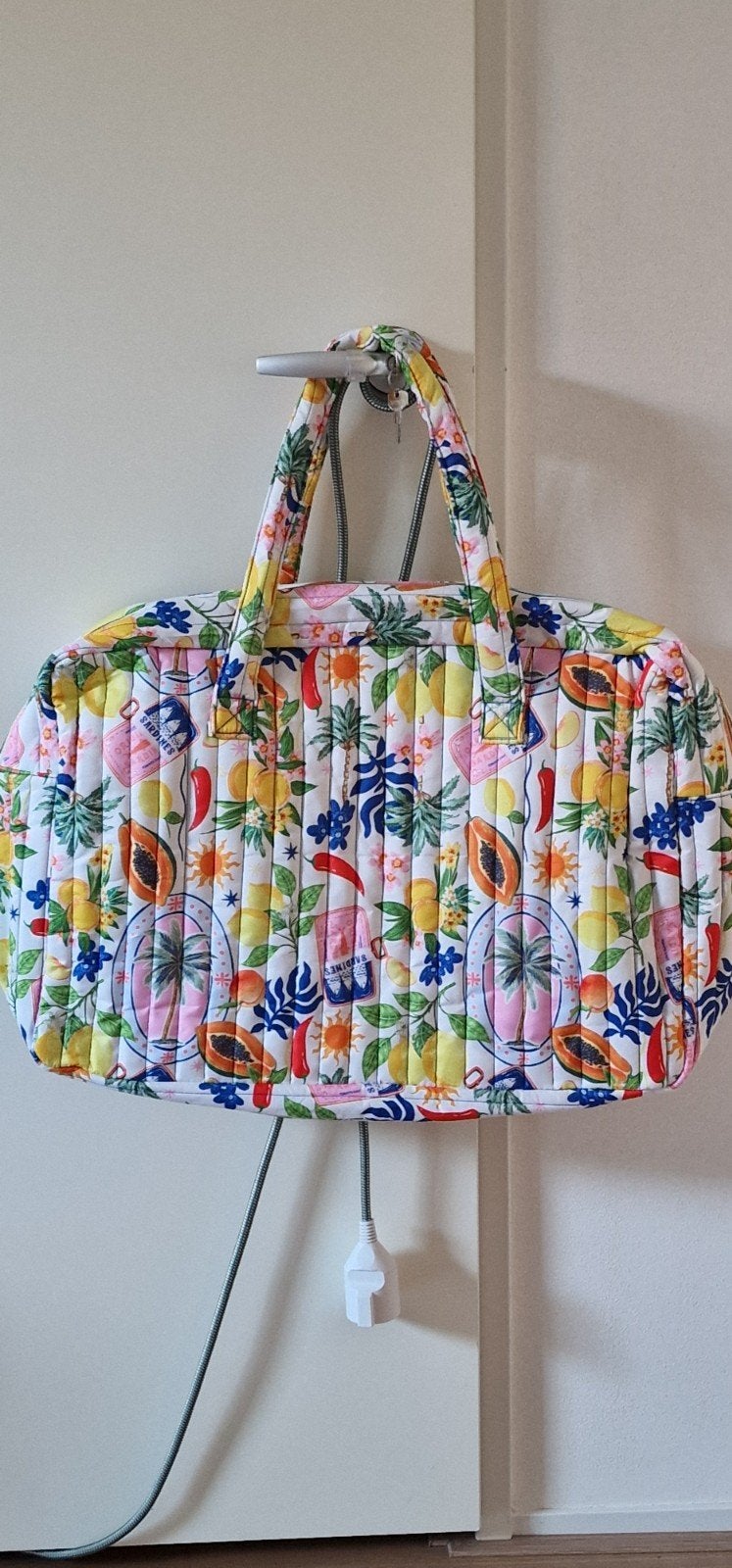 New - Pauline Wingelaar Weekendtas met Print, Sieraden, Tassen en Uiterlijk, Tassen | Reistassen en Weekendtassen, Ophalen of Verzenden
