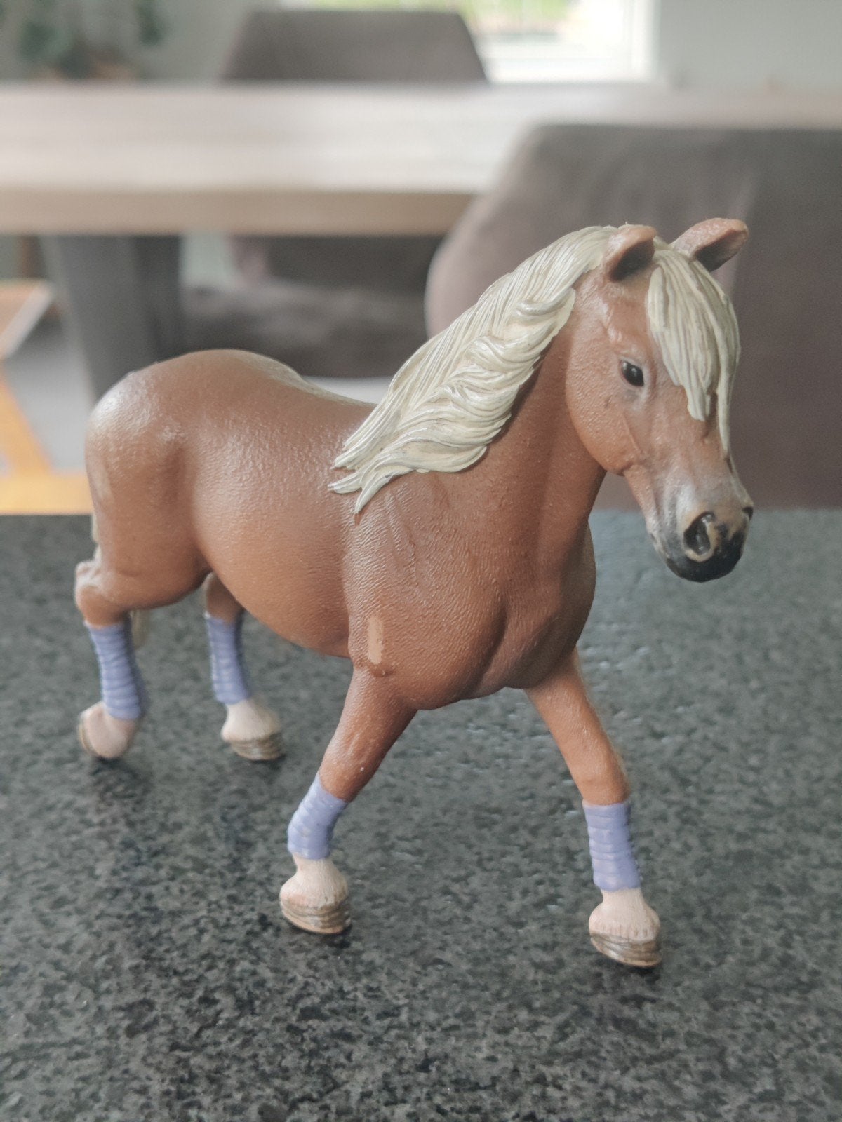 Schleich Haflinger Merrie 13742, Ophalen of Verzenden, Gebruikt, Paard, Beeldje of Figuurtje