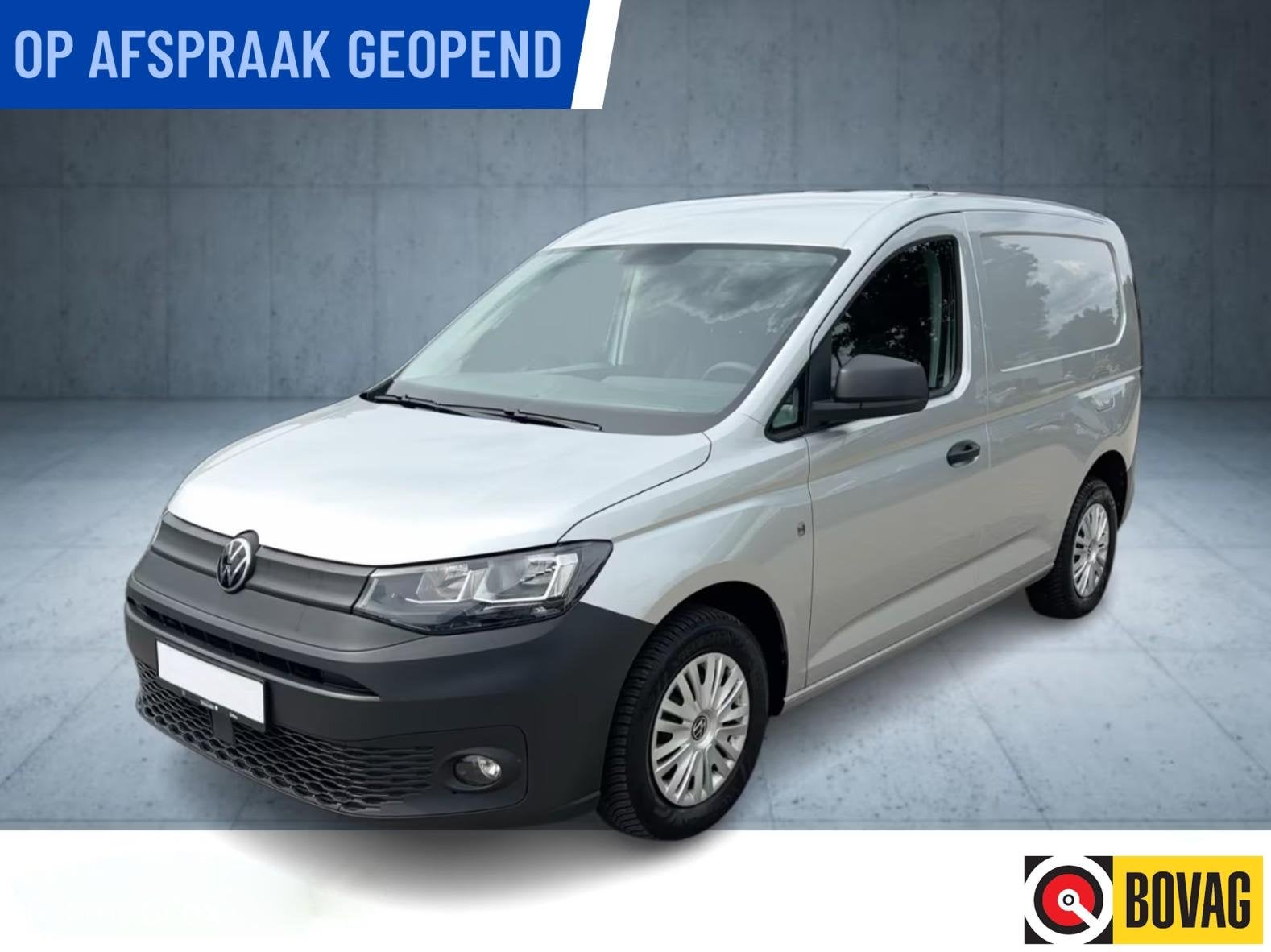 Volkswagen Caddy Cargo 2.0 TDI Comfort I 102 pk I Camera I, Auto's, Gebruikt, Zwart, 4 cilinders, Met garantie (alle)