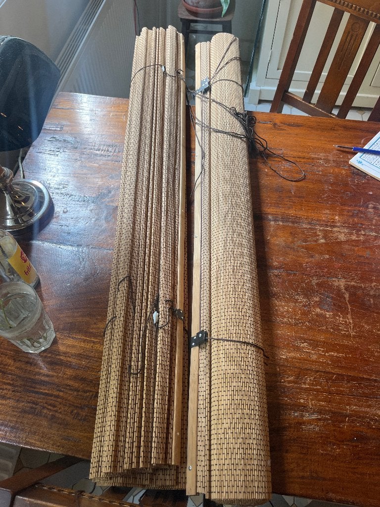 Bamboe rolgordijn naturel - Xenos, Ophalen, 120 cm, Overige merken, Nieuw