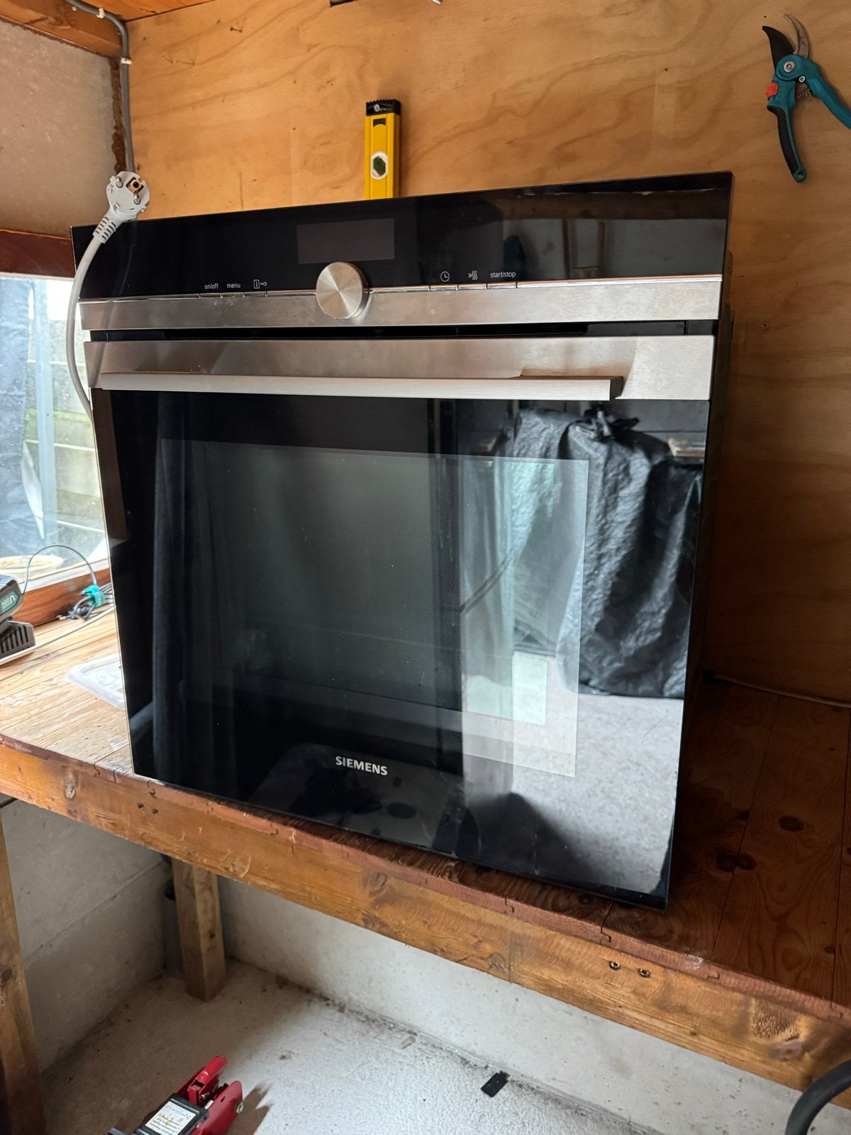 Siemens HM836GPS1/35 Inbouw Combi-oven met Magnetronfunctie, Ophalen, Gebruikt, Hete lucht, 60 cm of meer