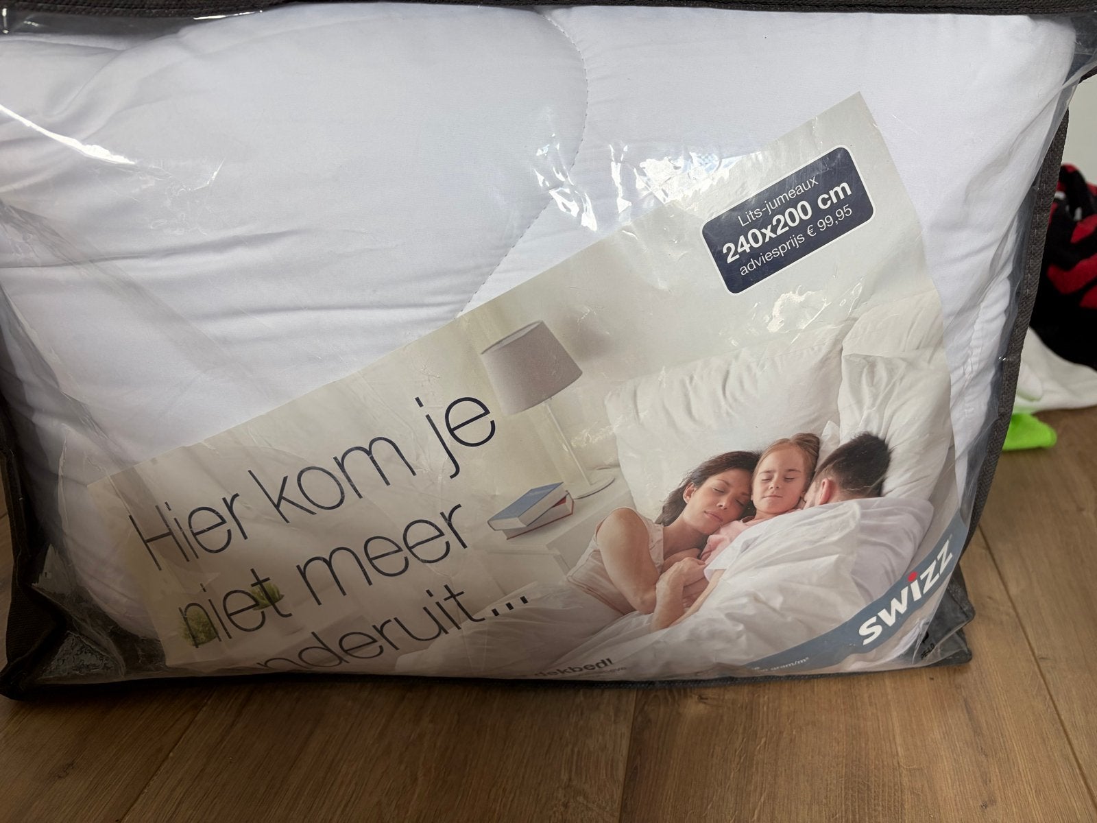 Nieuw Swizz Lits-Jumeaux Dekbed 240x200 cm, Overige maten, Wit, Dekbedovertrek, Nieuw