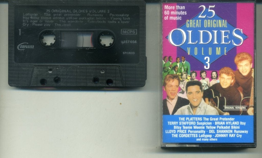 25 Great Original Oldies Volume 3 25 nrs cassette ZGAN, Ophalen of Verzenden, Zo goed als nieuw, Origineel, 1 bandje