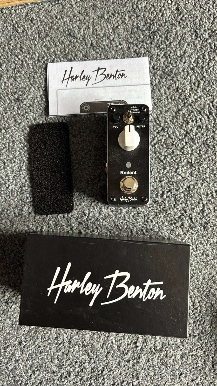Harley Benton Rodent Distortion Pedaal (Rat-stijl), Verzenden, Zo goed als nieuw, Distortion, Overdrive of Fuzz