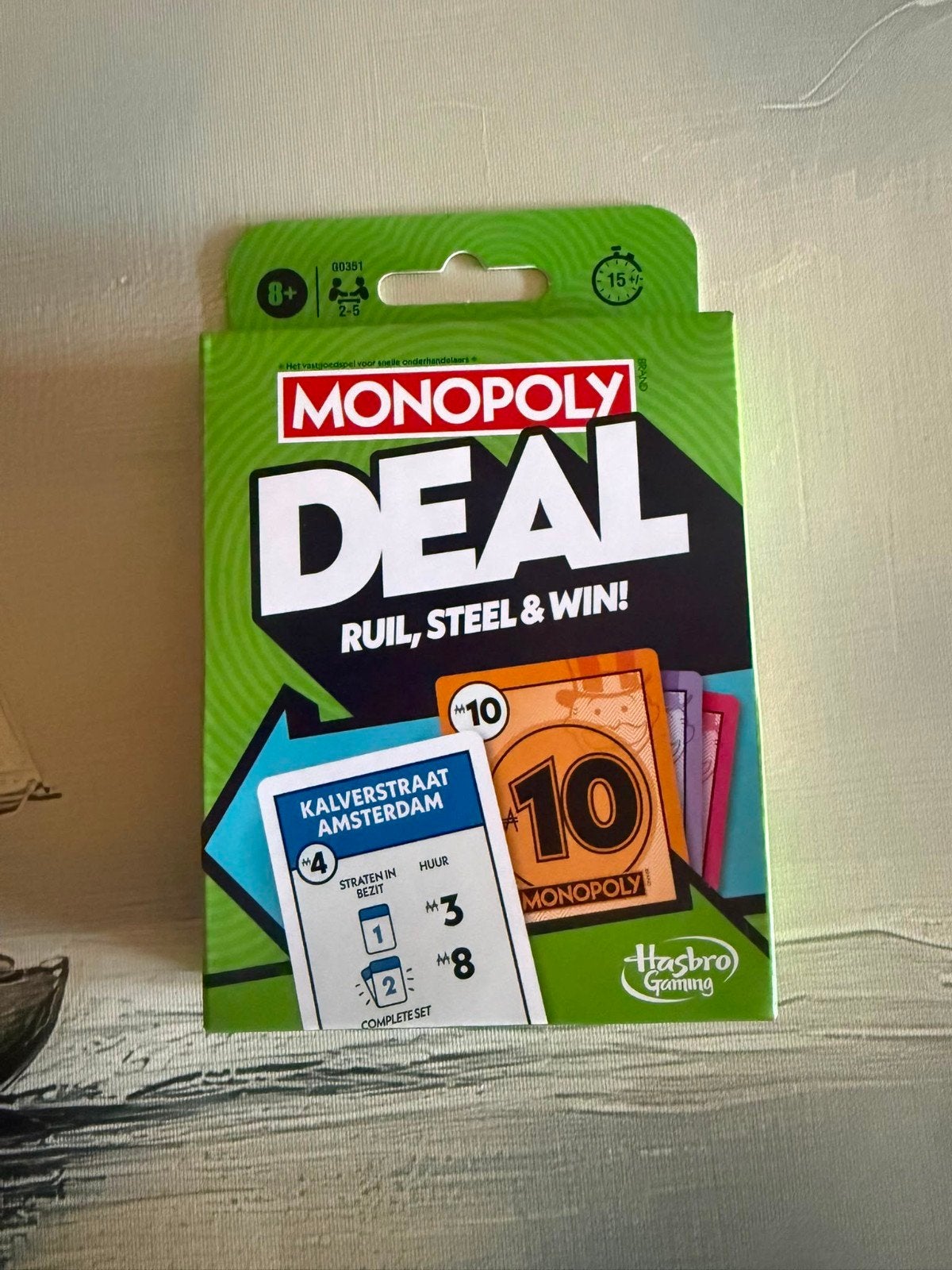 Monopoly Deal, Vijf spelers of meer, Ophalen, Nieuw, Hasbro Gaming