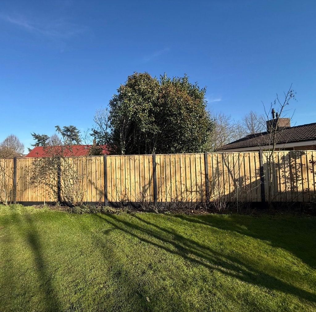 Hout en beton schuttingen, gratis offerte!, Ophalen, 1 tot 2 meter, Minder dan 3 meter, Nieuw