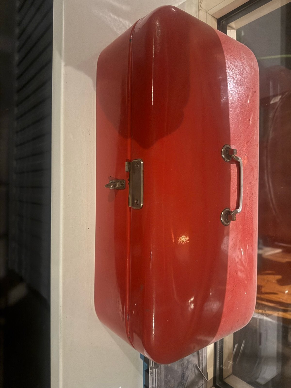 Vintage Rode. Broodtrommel, Ophalen of Verzenden