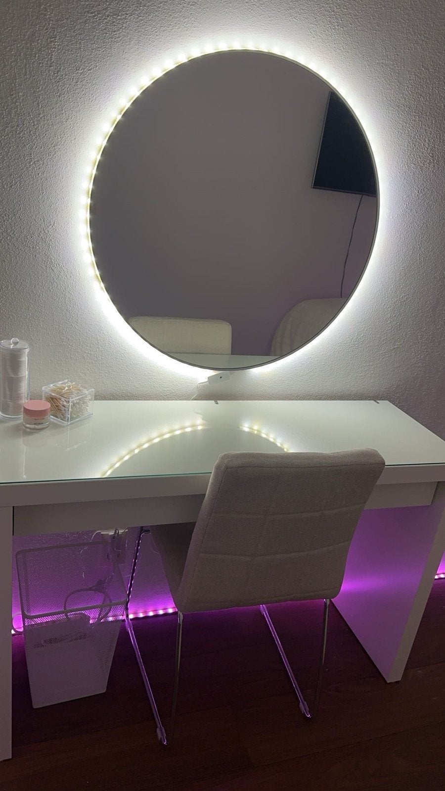 IKEA malm bureau/make-up tafel, Ophalen, Gebruikt, Hout, Computerbureau