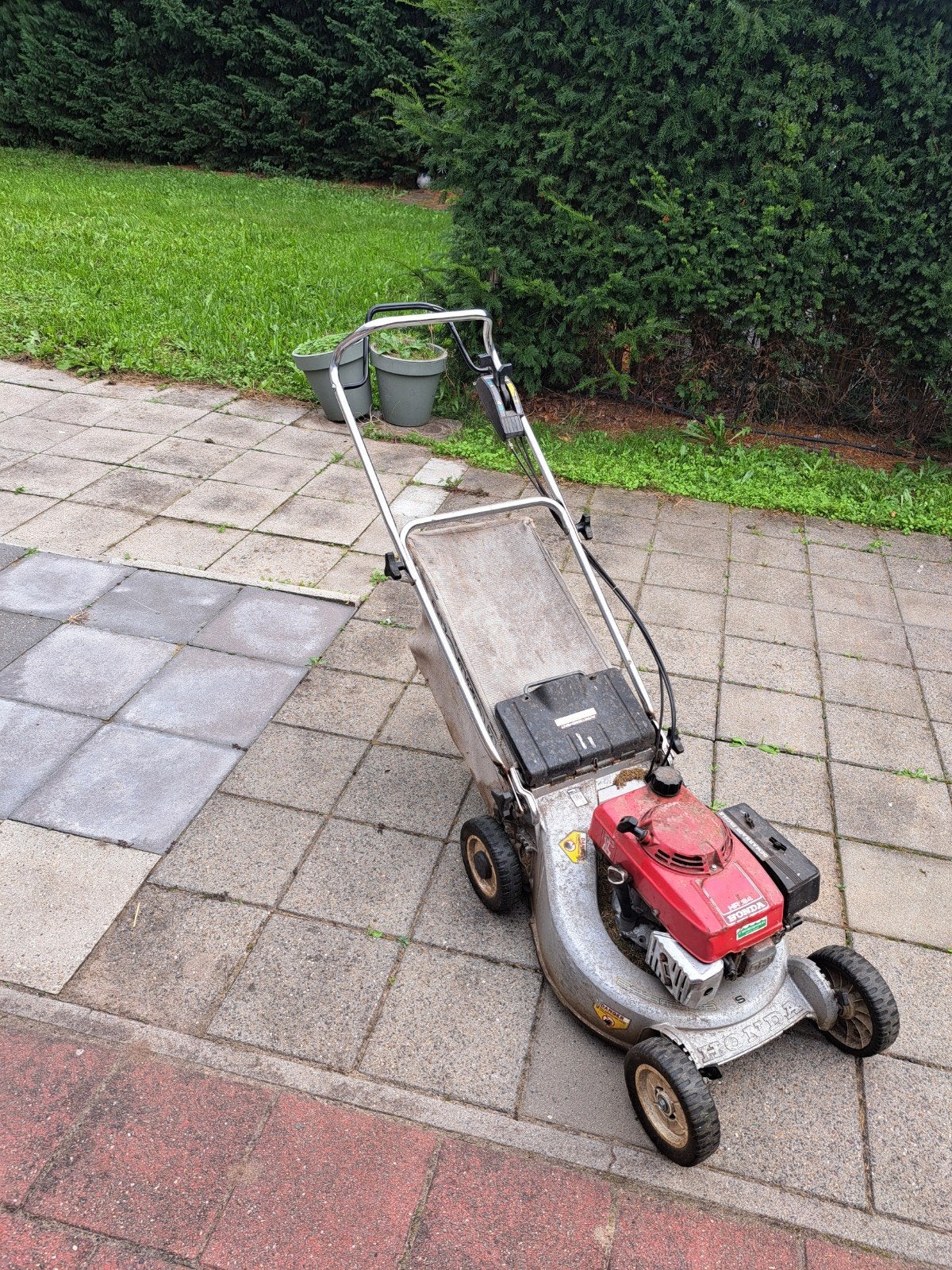 Honda maaier met wielaandrijving, Ophalen, Gebruikt