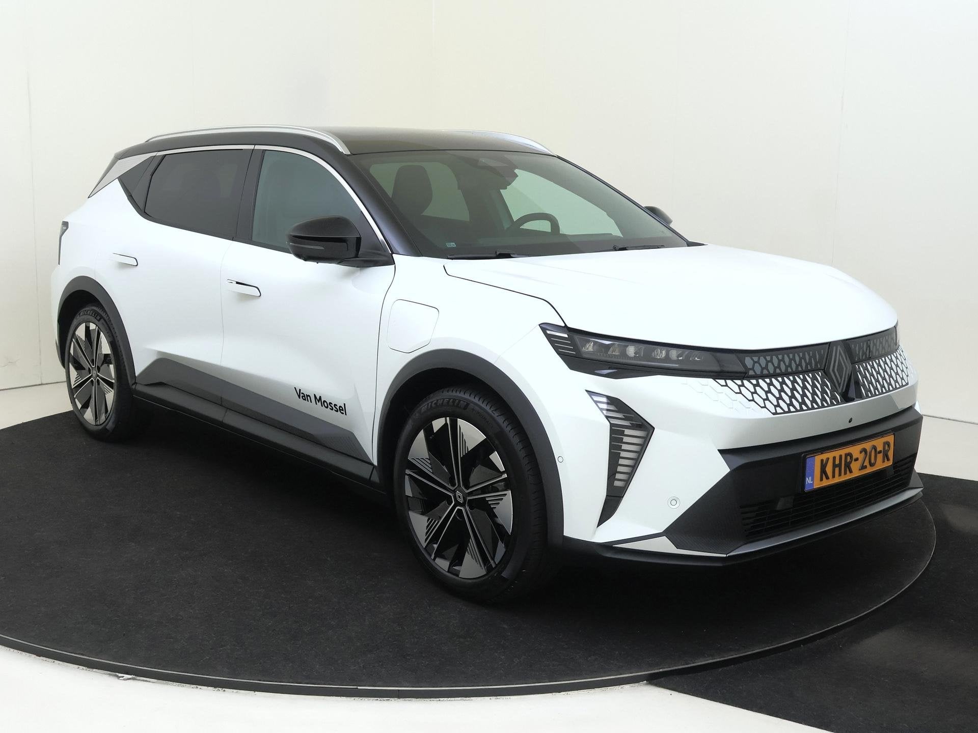 Renault Scenic E-Tech EV87 long range techno | Pack Light &, 40 min, Leder en Stof, Wit, Automatische klimaatregeling