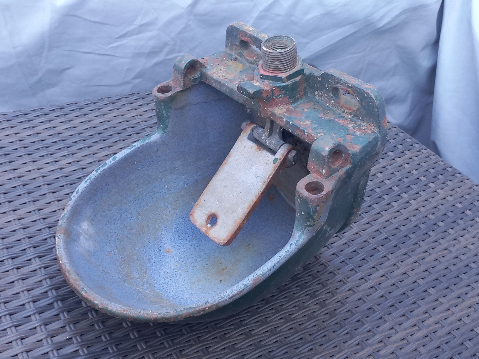 vintage antieke gietijzeren drinkbak voor vee, koeien, Ophalen of Verzenden