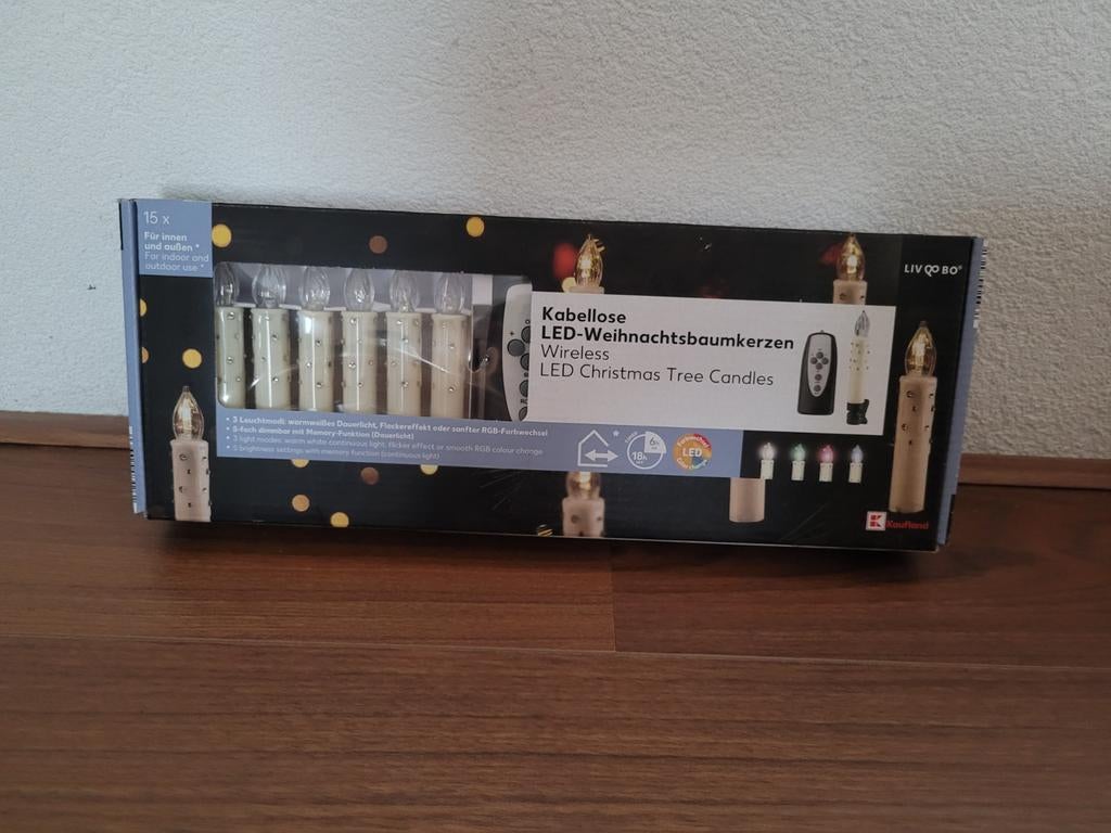 NIEUWE kerstverlichting kaarslampjes kaarsdeco, Ophalen of Verzenden, Nieuw