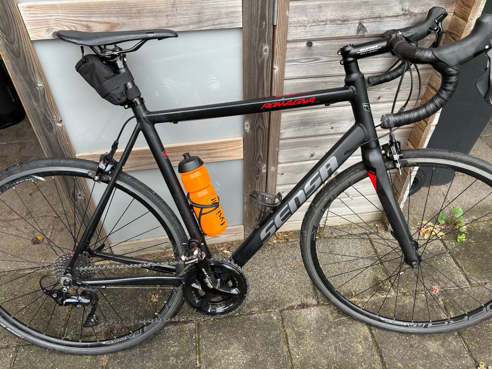 Sensa Romagna SLE Racefiets - Shimano 105 - Framemaat 58, Gebruikt, Velgrem, Aluminium, 57 tot 61 cm