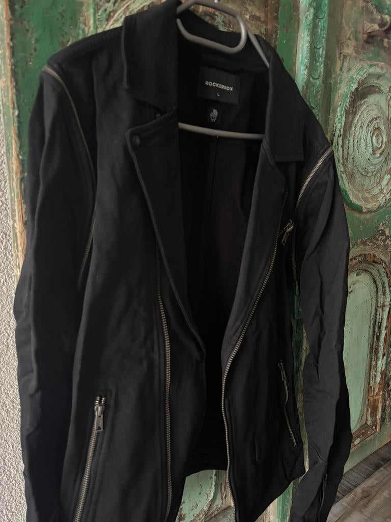 Zomer stoffen jas heren kleur zwart, Kleding | Heren, Ophalen of Verzenden, Nieuw, Zwart