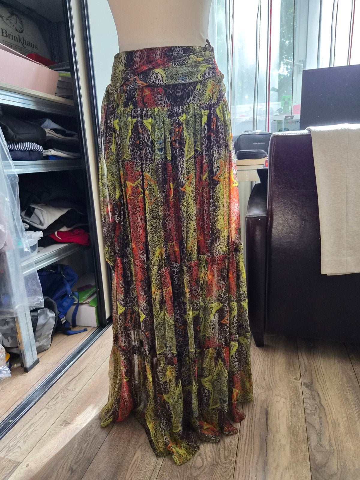 Philipp Plein Zijden Rok, Kleding | Dames, Rokken, Meerkleurig, Nieuw, Ophalen of Verzenden, Maat 34 (XS) of kleiner