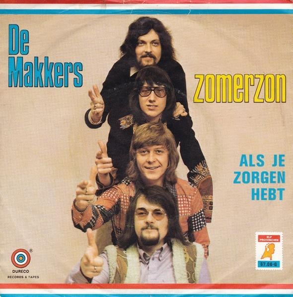 De Makkers - Zomerzon (Single), Cd's en Dvd's, Vinyl Singles, Gebruikt, 7 inch, Single, Ophalen of Verzenden