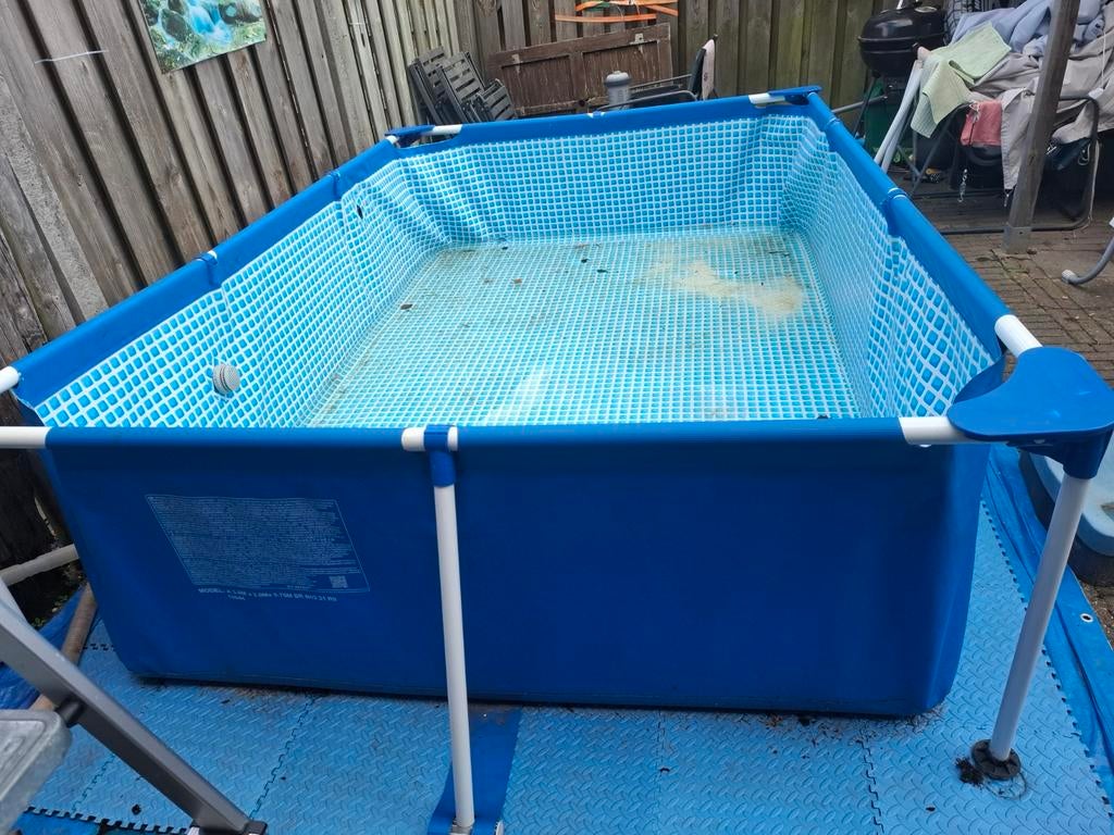 Te koop een mooie zwembad, Tuin en Terras, Ophalen, Minder dan 80 cm, Zo goed als nieuw, Opzetzwembad