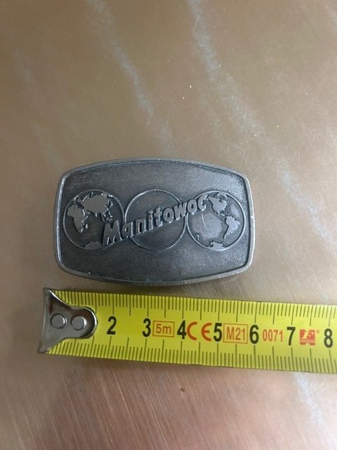 Manitowoc riemgesp, Losse buckle of gesp, Overige kleuren, Minder dan 95 cm, Ophalen of Verzenden