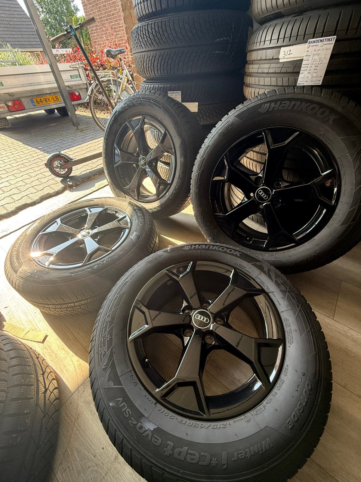 Audi Q3 orgineel/winter/17 inch/5x112, Audi, ----, Banden en Velgen, 17 inch