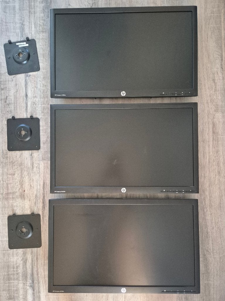 3 x computer monitor  Led full HD HP Compaq LA2306x, Computers en Software, Monitoren, Ophalen, Gebruikt, Full HD, HP