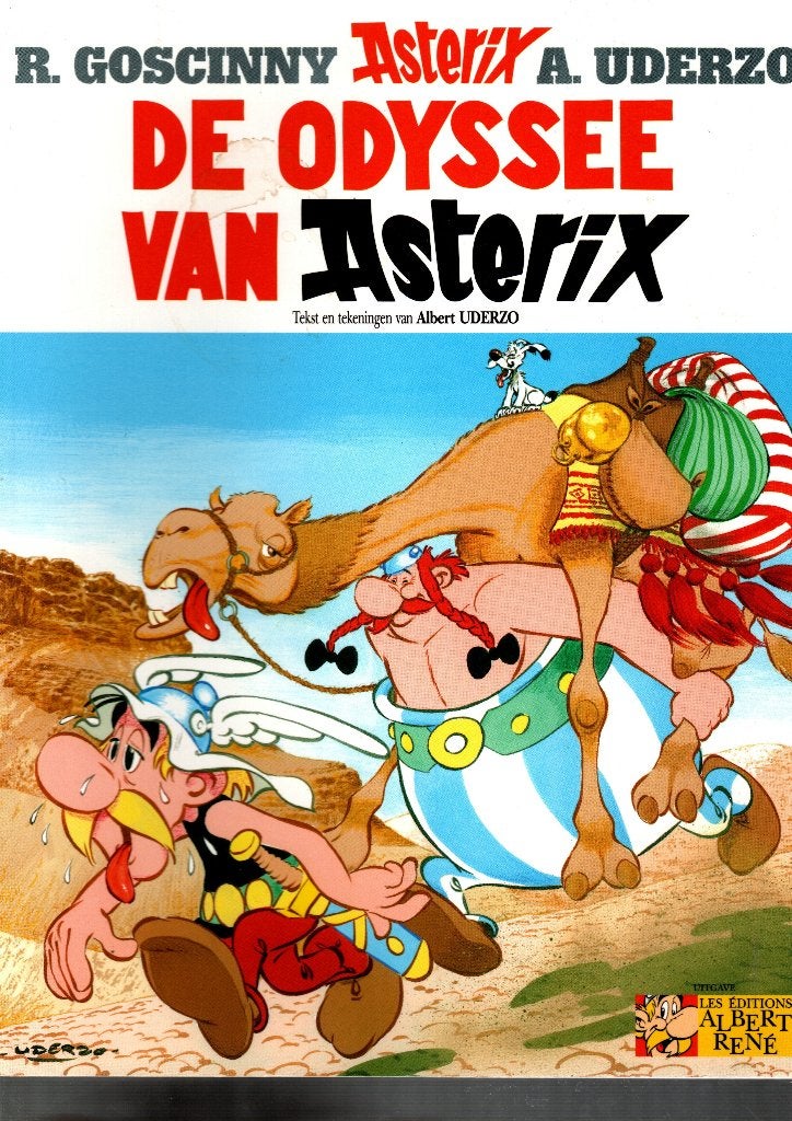 Asterix, De odyssee van Asterix, Rene Goscinny & Albert Uder, Eén stripboek, Ophalen of Verzenden, Zo goed als nieuw