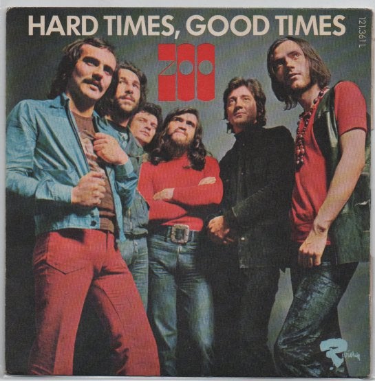 Zoo- Hard Times, Hard Times Franse persing, 7 inch, Ophalen of Verzenden, Zo goed als nieuw, Beschermende buitenhoes