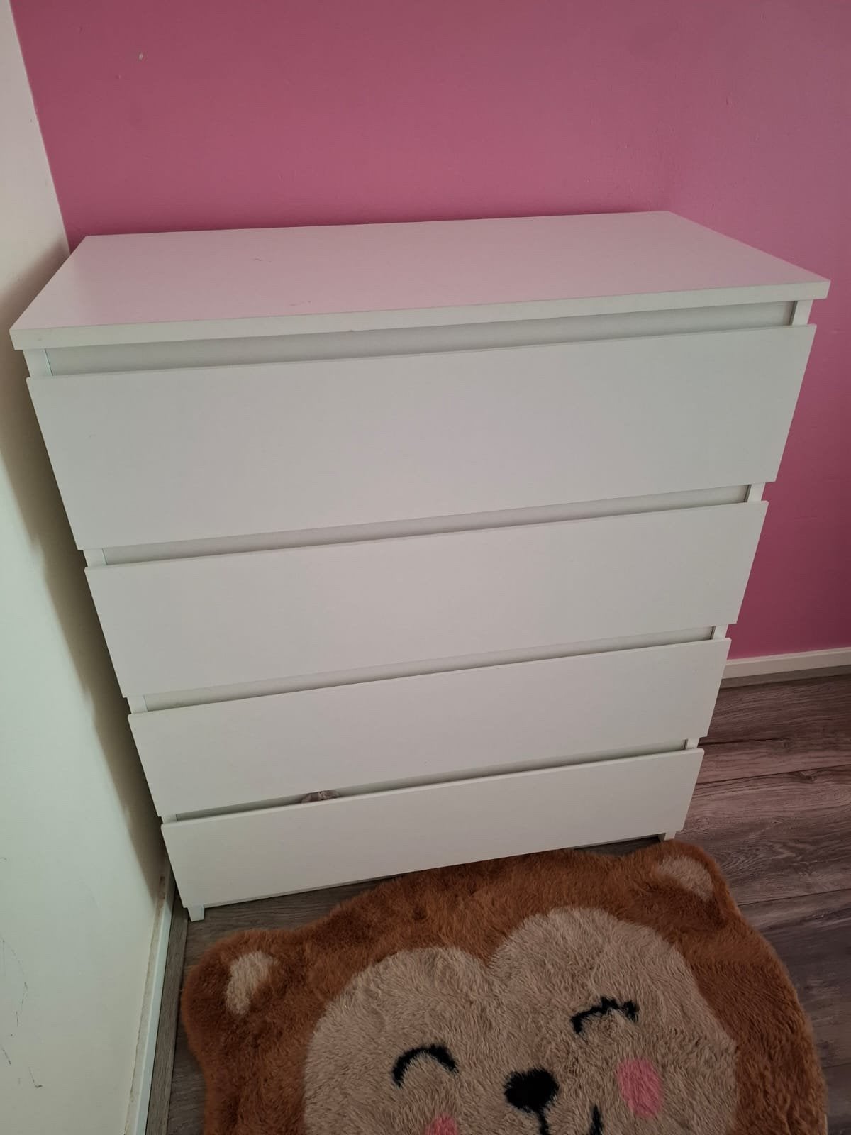 Ladekast met 4 lades, Huis en Inrichting, Ophalen, 50 tot 100 cm, Zo goed als nieuw, 3 of 4 laden