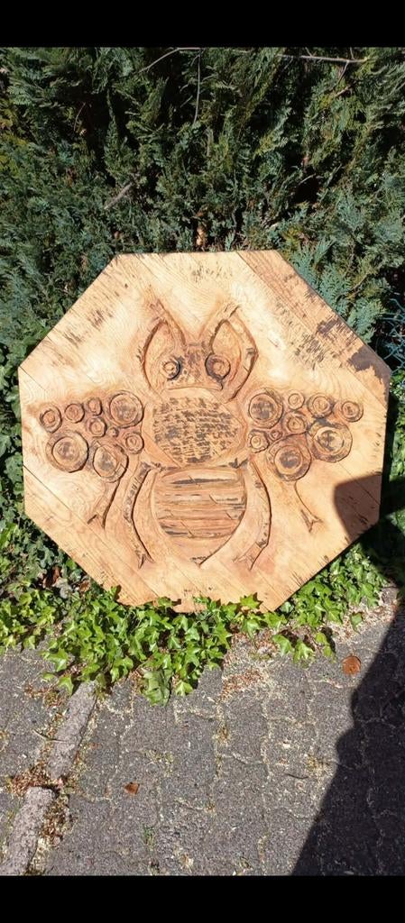 Gucci Bij Houtsnijwerk Plaat voor Epoxy Tafel, Ophalen of Verzenden