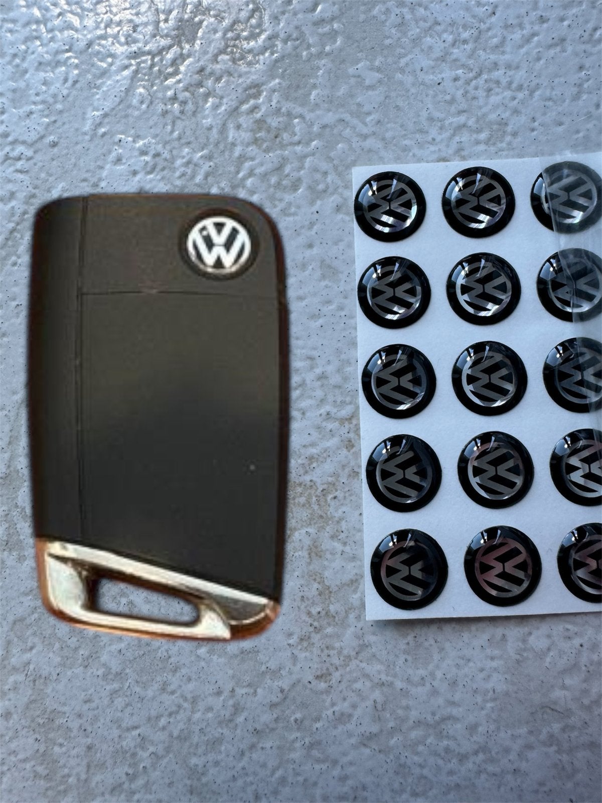 Nieuwe Volkswagen sleutel sticker logo embleem, Ophalen of Verzenden