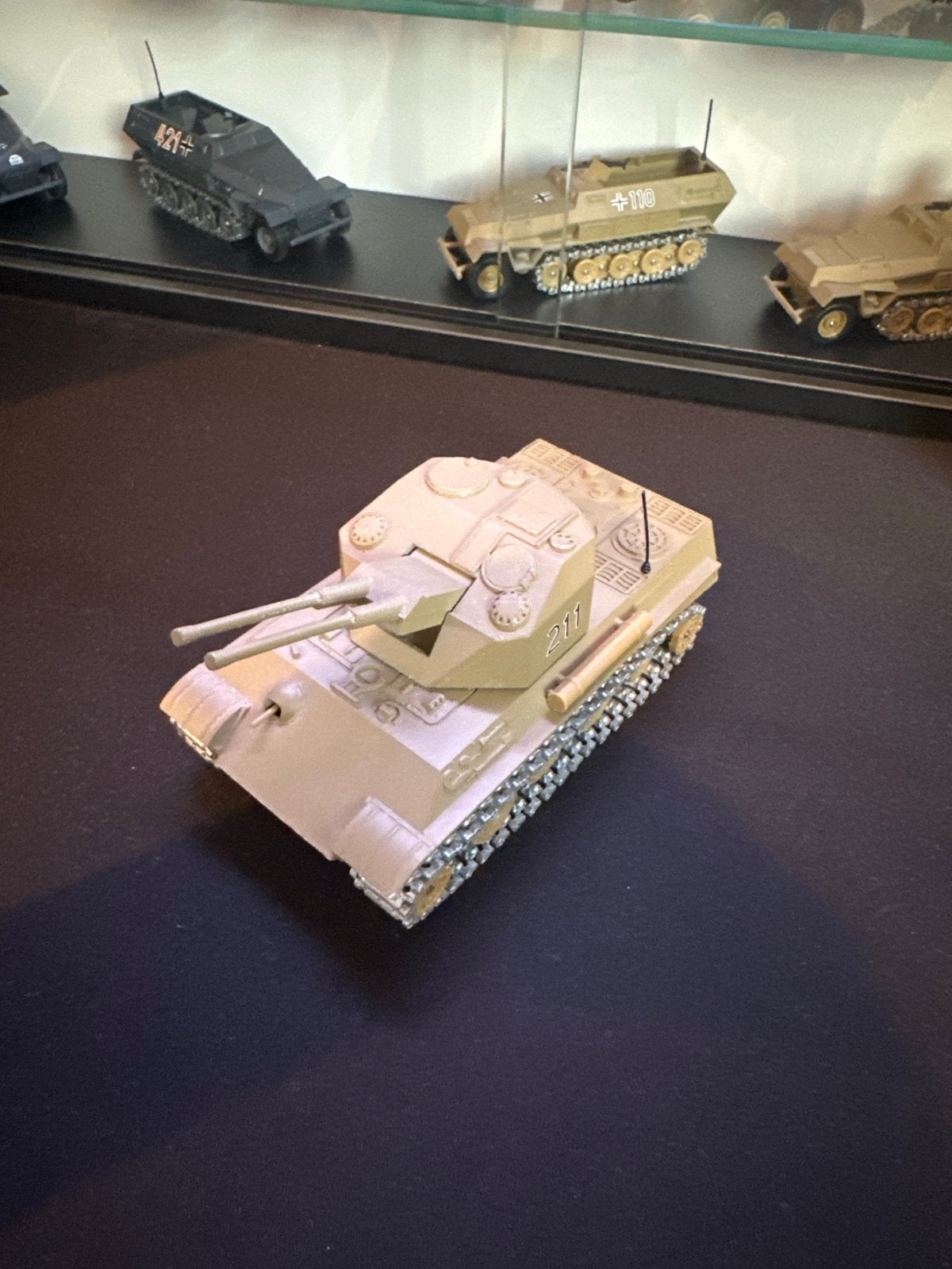 Solido Flakpanther Tank Model - Vintage 1973, Ophalen of Verzenden, Zo goed als nieuw, Overige typen, Overige merken