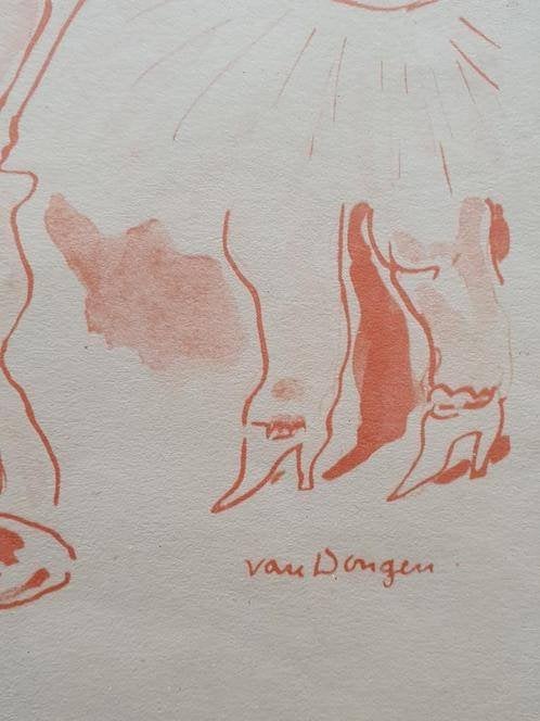 Litho Kees van Dongen Gala de L'Union des Artistes nr 572!!, Ophalen