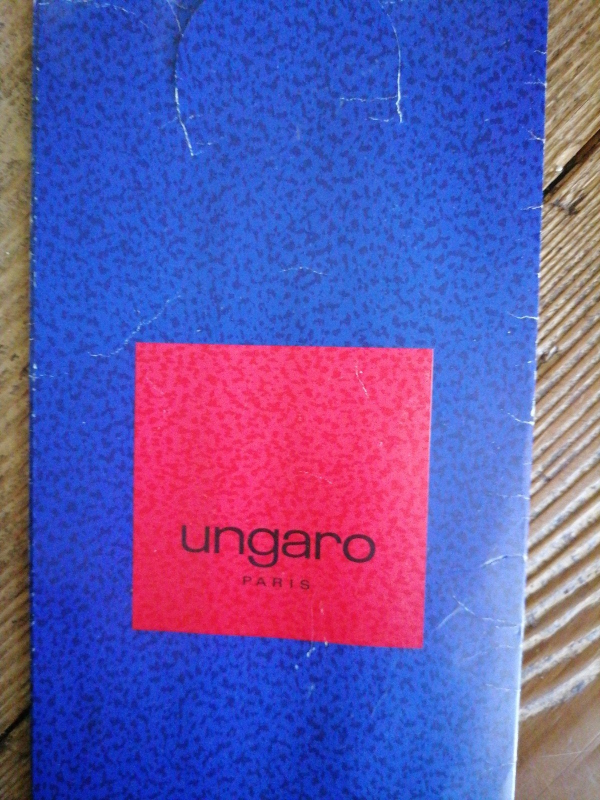 Vintage Emanuel Ungaro stropdas, Kleding | Heren, Stropdassen, Bruin, Ophalen of Verzenden, Zo goed als nieuw, Met patroon
