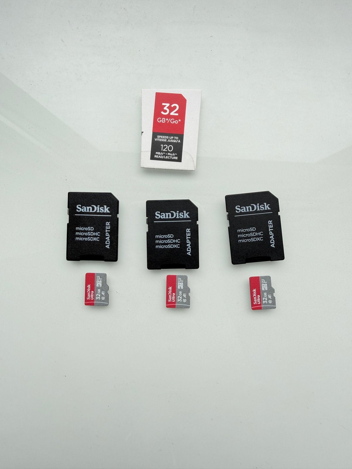 3x Sandisk Ultra MicroSDHC 32GB geheugenkaart (nieuw), MicroSDHC, 32 GB, Nieuw, Ophalen of Verzenden