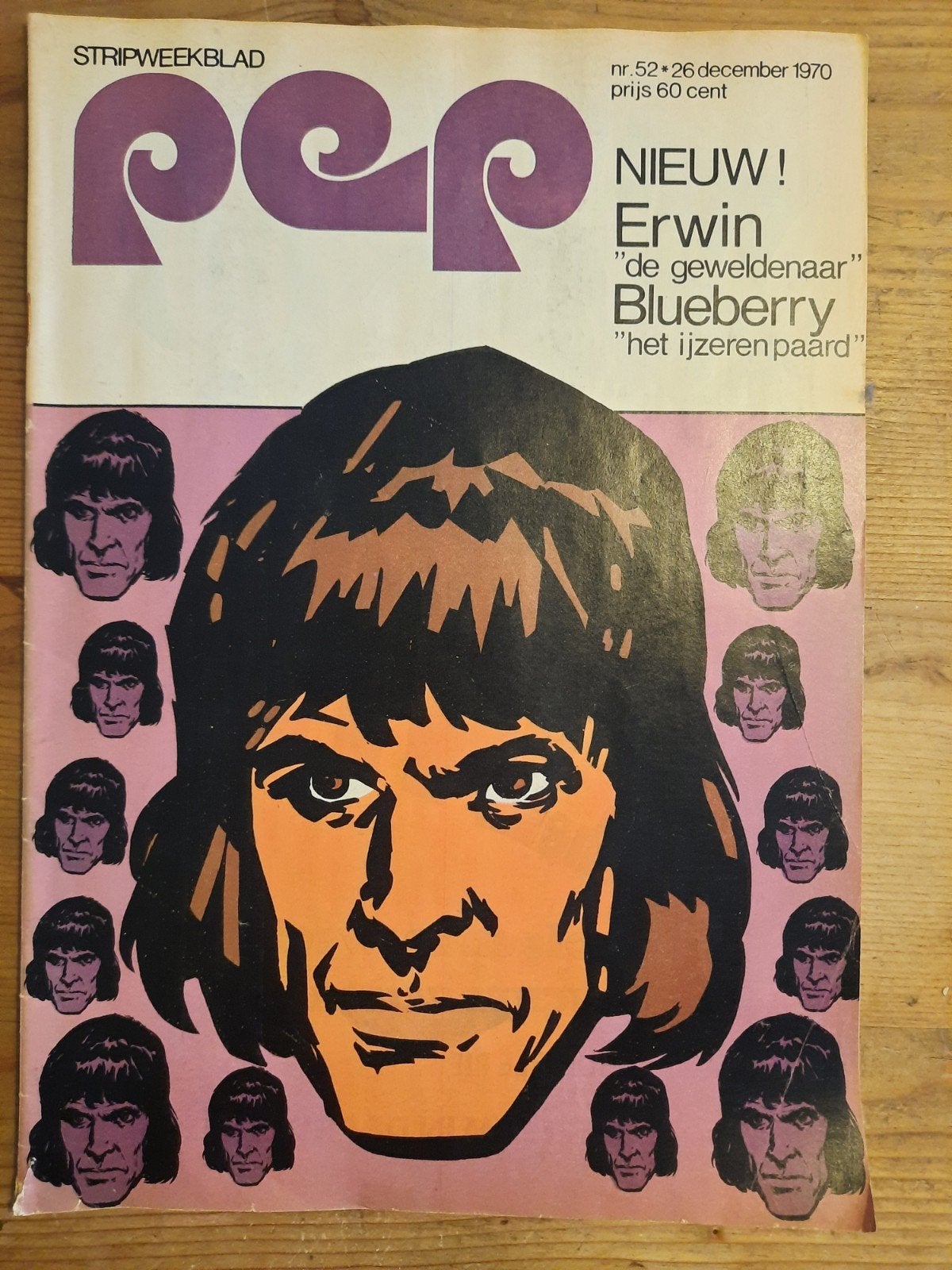 Stripweekblad Pep nr. 52 - 26 december 1970, Eén stripboek, Ophalen of Verzenden, Gelezen, Diverse