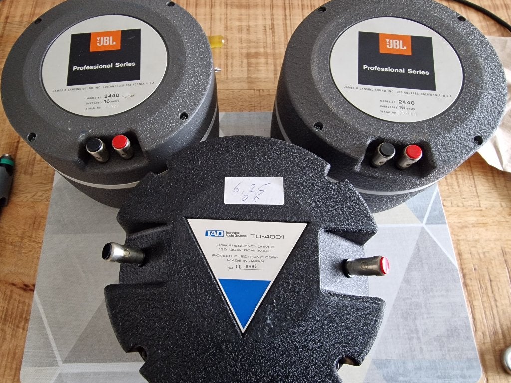 2x TAD TD 4001 "2 beryllium drivers, Audio, Tv en Foto, Luidsprekers, Ophalen, Gebruikt, Overige merken
