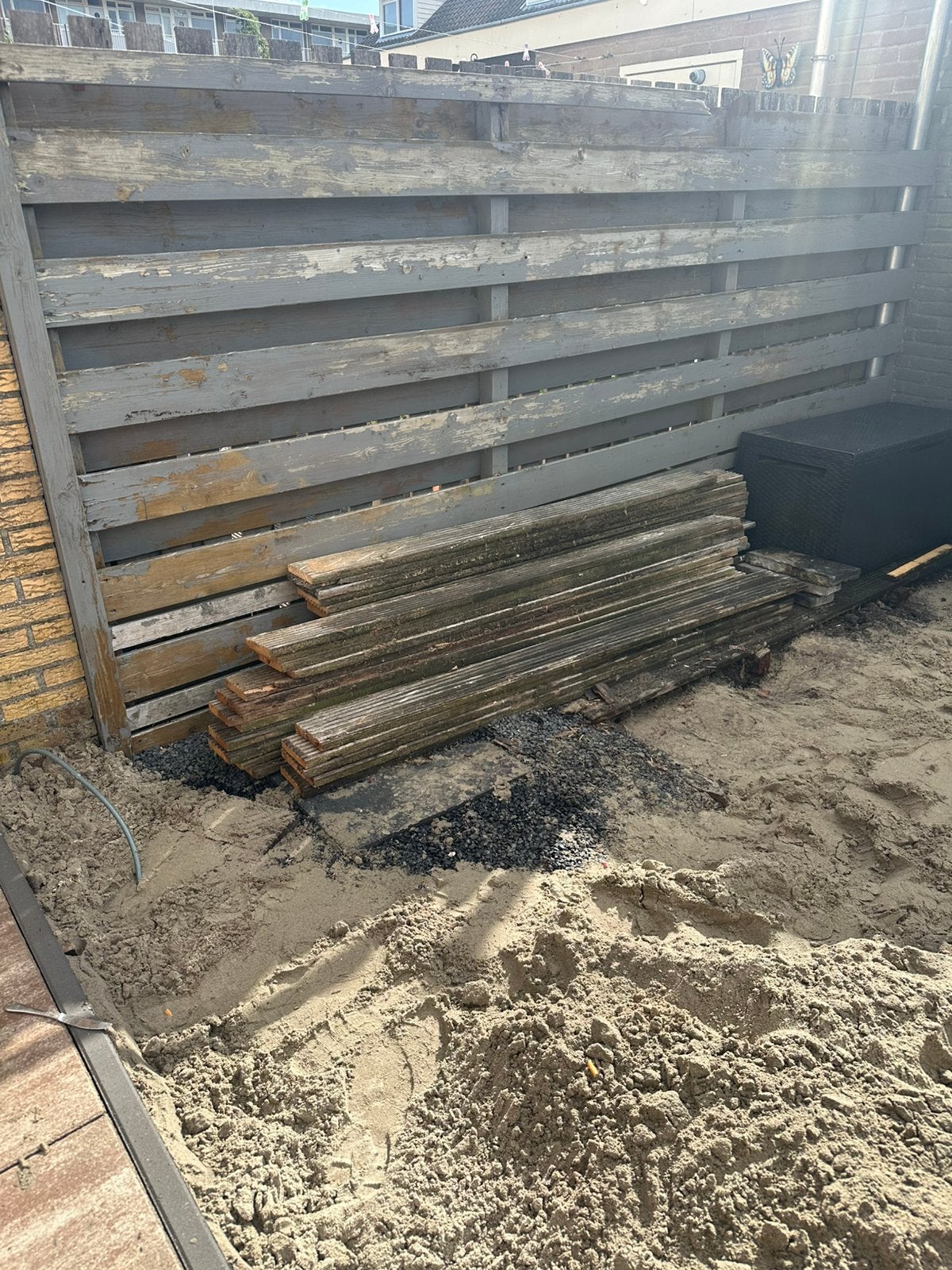 Gebruikt tuinhout, Ophalen, Minder dan 3 meter, Hout, 1 tot 2 meter
