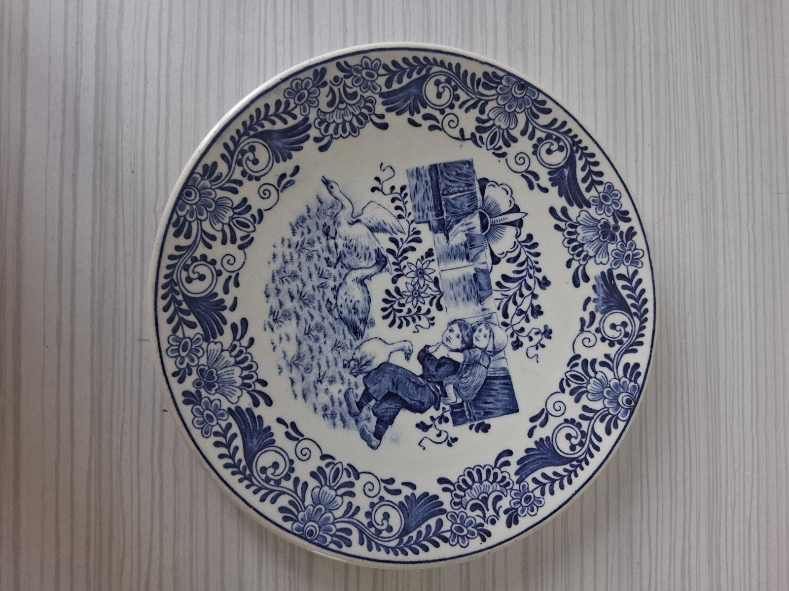 Petrus Regout Maastricht wandbord – Delfts blauw – Made in H, Ophalen of Verzenden