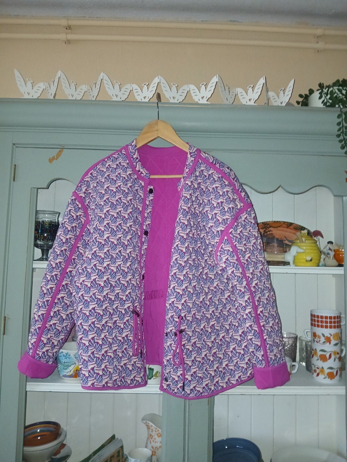 Tramontana quilted jasje 2 reversible print 42, Tramontana, Maat 42/44 (L), Ophalen of Verzenden, Zo goed als nieuw