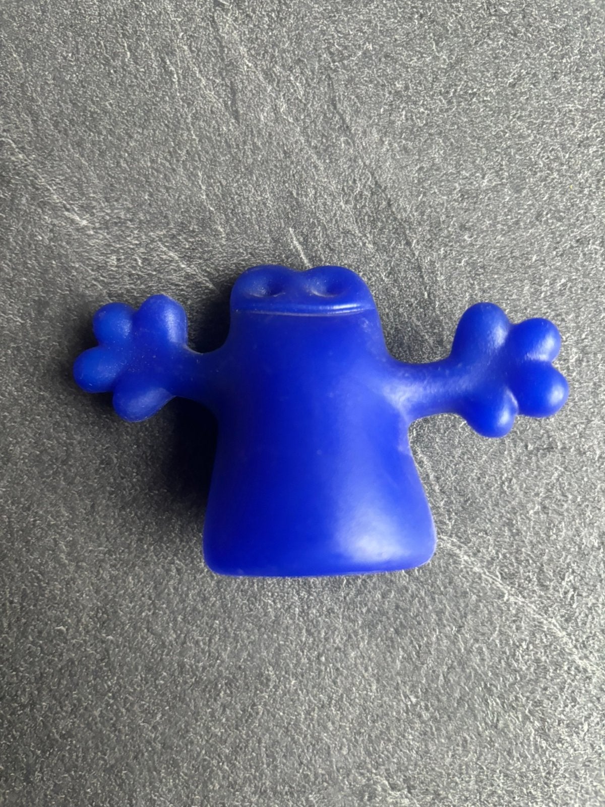 Leuke vintage blauwe Alessi wijnstopper “Carlo”, Blauw, Kunststof, Ophalen of Verzenden, Zo goed als nieuw