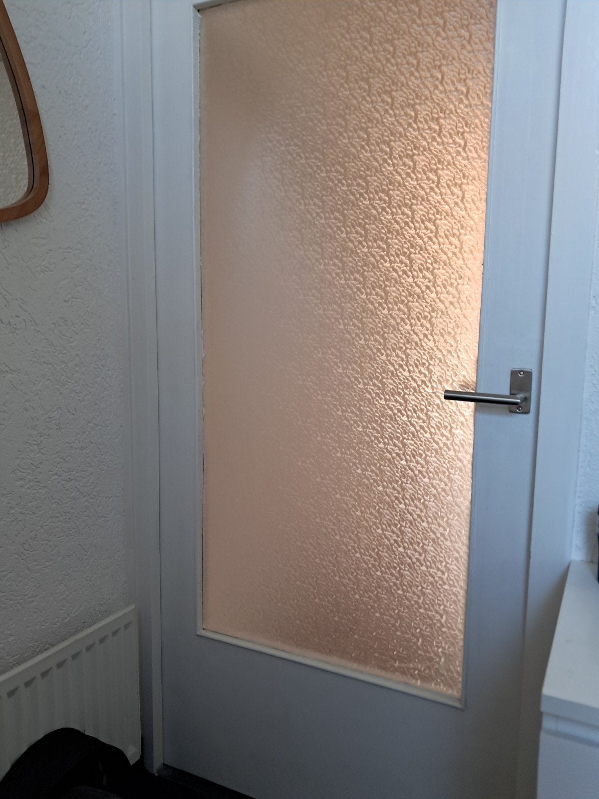 2 x Stompe kamer deur met glas, Ophalen, Gebruikt, Binnendeur, Glas