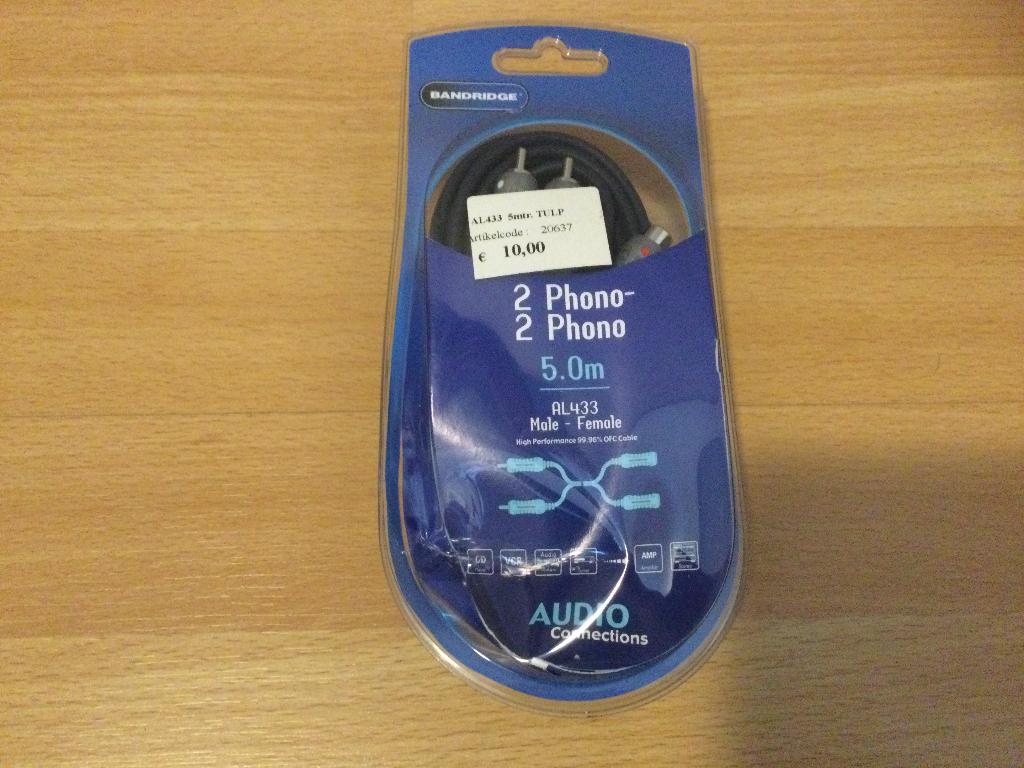 Bandridge AL433, Ophalen of Verzenden, Nieuw, 2 tot 5 meter, Coaxiale kabel