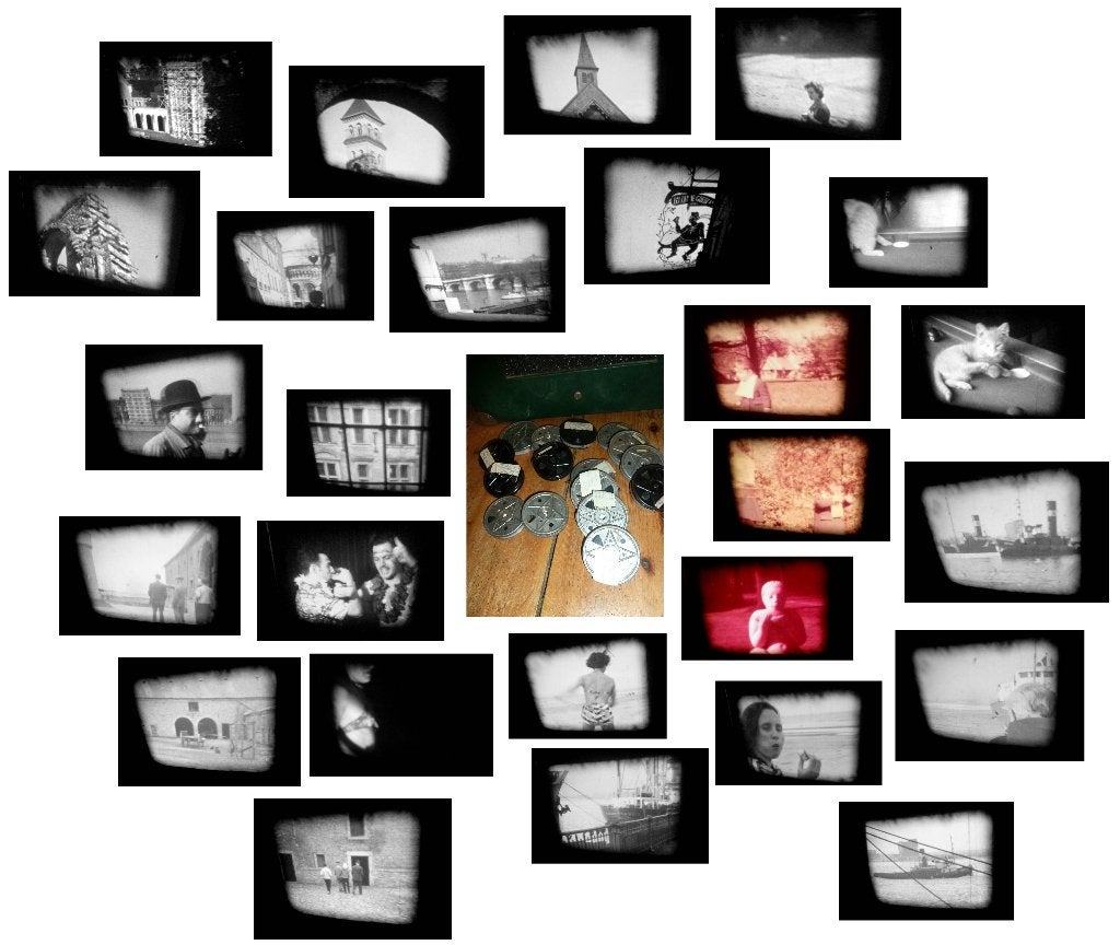 8mm film amateur - Lamme Goedzak - kat snookert - 1955 -N8, Ophalen of Verzenden, 8mm film