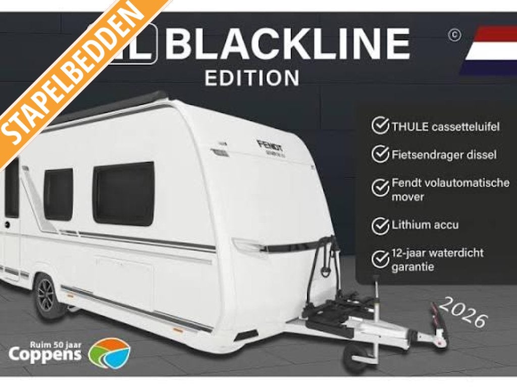 Fendt Bianco Activ 560 SKM 2027 STAPELBED!!!, Caravans en Kamperen, Bedrijf, Treinzit, 1250 - 1500 kg, Tot en met 5