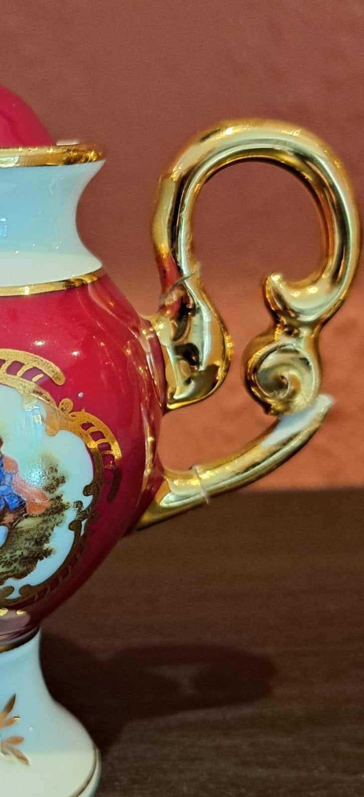 Goudeville Limoges Porseleinen Decoratieve Set, Ophalen of Verzenden