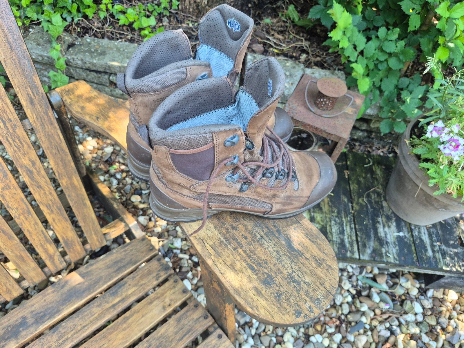 Zeer nette haix maat 43, Ophalen of Verzenden, Zo goed als nieuw, Zwart, Werkschoenen