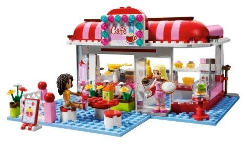 LEGO friends City Park Cafe 3061, Kinderen en Baby's, Speelgoed | Duplo en Lego, Gebruikt, Lego, Friends, Ophalen of Verzenden