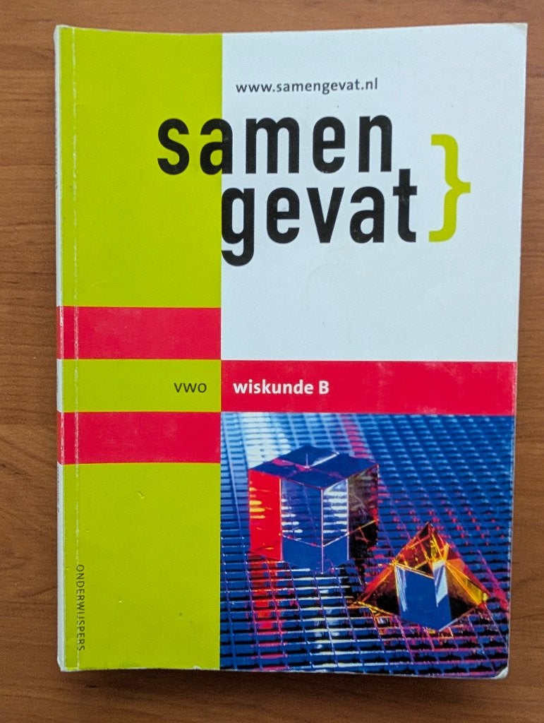 Samengevat VWO Wiskunde B, Ophalen of Verzenden, Zo goed als nieuw, VWO, Wiskunde B